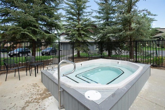 1458 Morgan Ct Unit 1603, Steamboat Springs, CO 80487 - view of swimming pool with an outdoor hot tub
