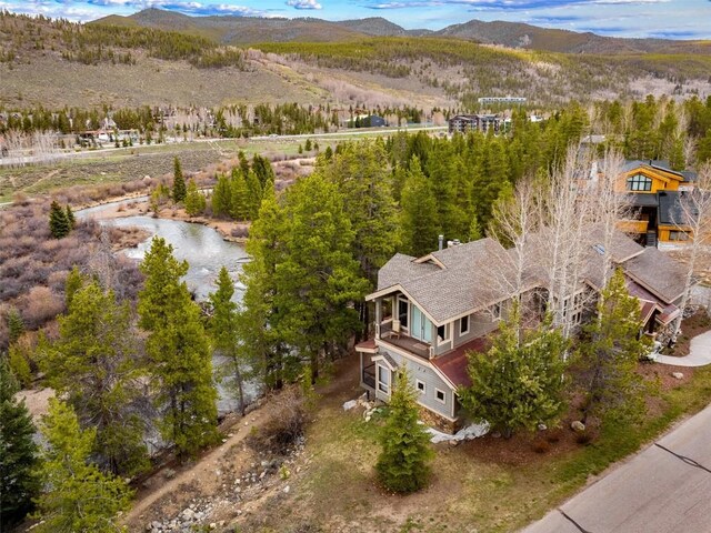 197 Wild Irishman Rd, Keystone, CO 80435 - view from above of property featuring a mountain backdrop