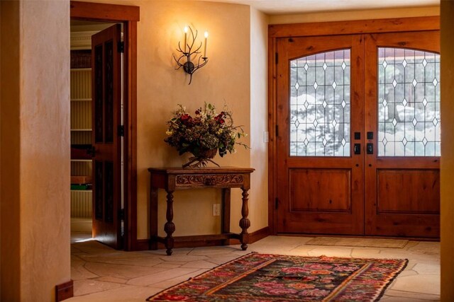 197 Wild Irishman Rd, Keystone, CO 80435 - entryway with french doors