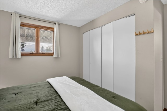 24 Ski Pole Ct, Breckenridge, CO 80424 - bedroom featuring a textured ceiling and a closet