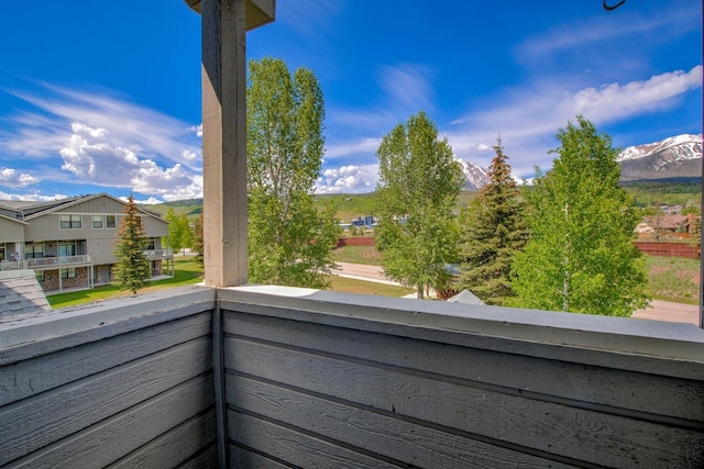 102 Creek Ln Unit 102, Silverthorne, CO 80498 - balcony featuring a mountain view and a residential view