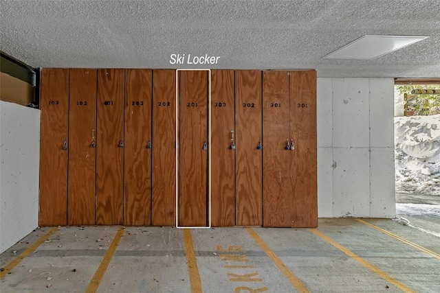 view of storage room