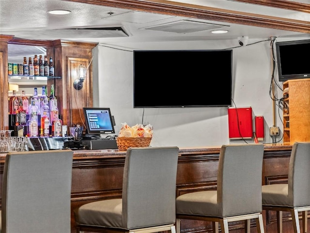 bar featuring a dry bar