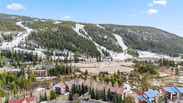 23110 US Highway 6 Unit 5054, Keystone, CO 80435 - snowy aerial view with a mountain view