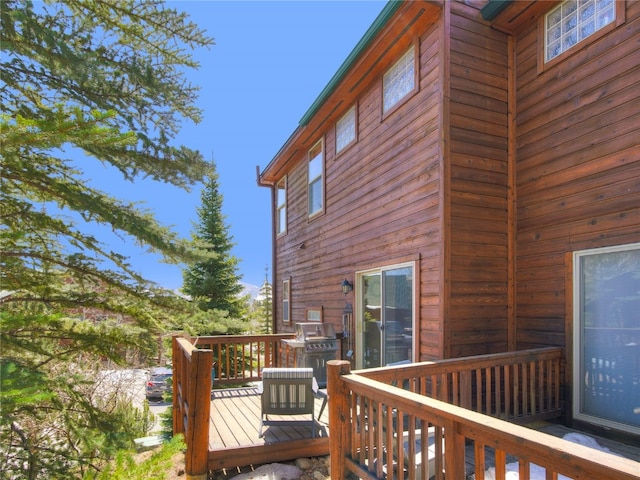 60 Lookout Ridge Dr, Dillon, CO 80435 - wooden terrace featuring area for grilling