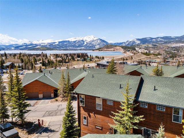 60 Lookout Ridge Dr, Dillon, CO 80435 - drone / aerial view with a water and mountain view