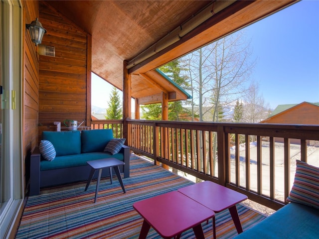 60 Lookout Ridge Dr, Dillon, CO 80435 - deck with an outdoor living space