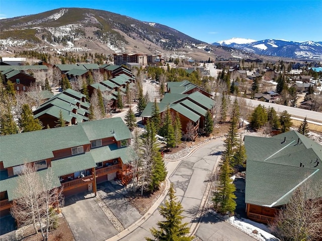 60 Lookout Ridge Dr, Dillon, CO 80435 - aerial view featuring a residential view and a mountain view