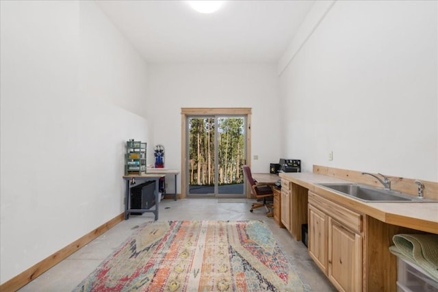 121 Shekel Ln, Breckenridge, CO 80424 - office featuring a sink and baseboards