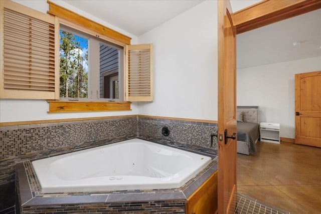 121 Shekel Ln, Breckenridge, CO 80424 - bathroom featuring a whirlpool tub and tile patterned floors
