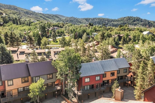 2650 Medicine Springs Dr Unit 11, Steamboat Springs, CO 80487 - drone / aerial view of mountains and a forest