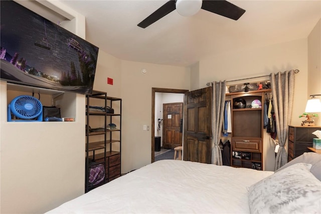 22714 US Highway 6 Unit 5958, Keystone, CO 80435 - bedroom with a ceiling fan