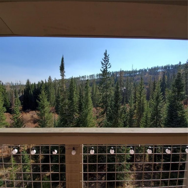 91399 Ryan Gulch Rd Unit B3, Silverthorne, CO 80498 - balcony with a wooded view