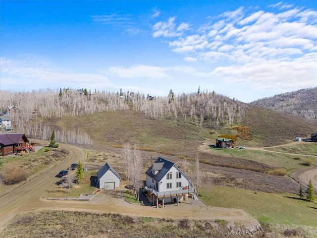 57680 Saturn Ct, Clark, CO 80428 - aerial view of sparsely populated area featuring a mountain backdrop