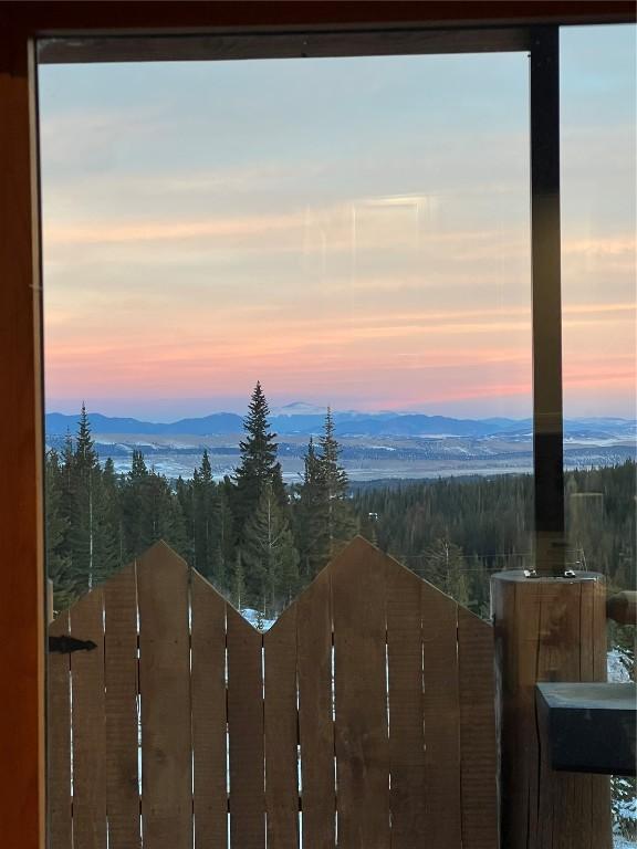 1204 Zebulon St, Fairplay, CO 80440 - view of mountain feature featuring a view of trees