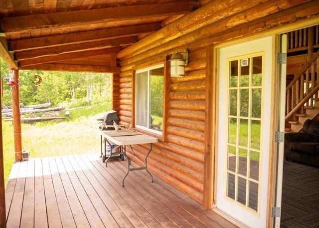 80 Sapling Ln, Craig, CO 81625 - wooden terrace with stairway