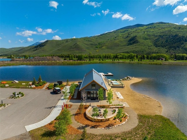 18 Lena Way, Silverthorne, CO 80498 - aerial view of property and surrounding area with a water and mountain view