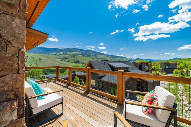 18 Lena Way, Silverthorne, CO 80498 - deck featuring a mountain view