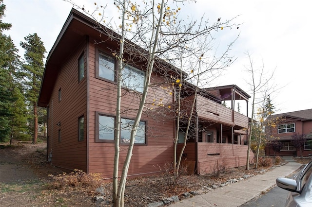 view of property exterior