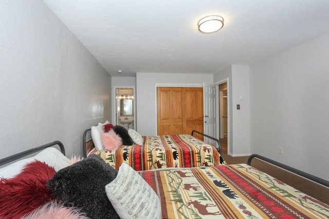 805 Columbine Rd Unit 105, Breckenridge, CO 80424 - bedroom with ensuite bath