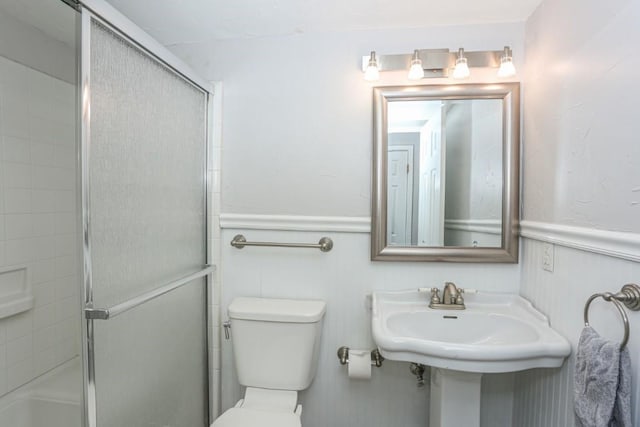 805 Columbine Rd Unit 105, Breckenridge, CO 80424 - bathroom featuring an enclosed shower and toilet