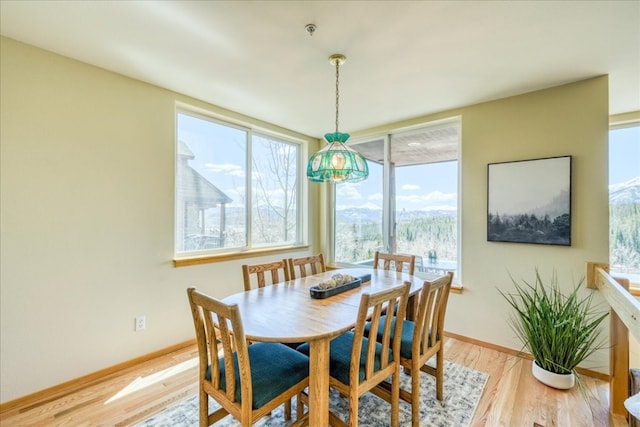 81 Cydney Ln Unit 81A, Silverthorne, CO 80498 - dining space with plenty of natural light, light wood-style floors, and baseboards