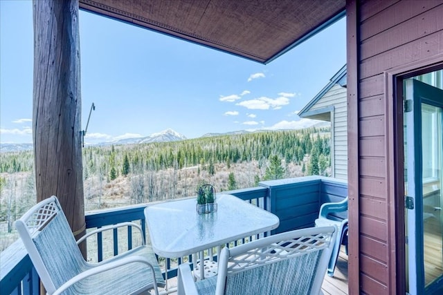 81 Cydney Ln Unit 81A, Silverthorne, CO 80498 - balcony featuring a mountain view