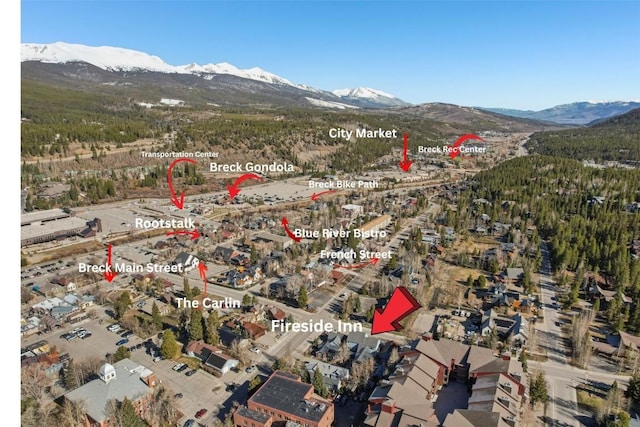 114 N French St, Breckenridge, CO 80424 - view of property location featuring a mountainous background