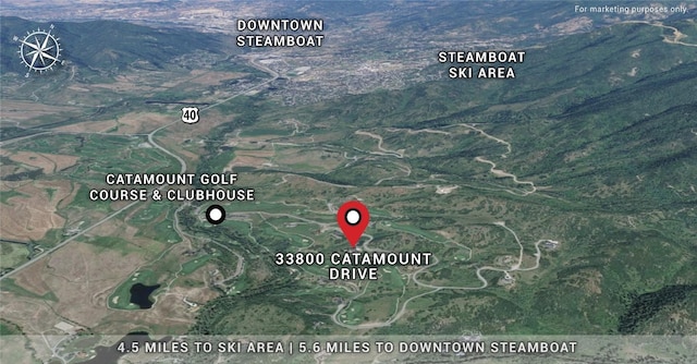 33800 Catamount Dr, Steamboat Springs, CO 80487 - map / location
