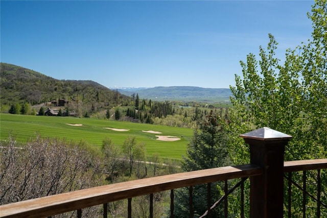 33800 Catamount Dr, Steamboat Springs, CO 80487 - view of mountain background featuring a local golf course