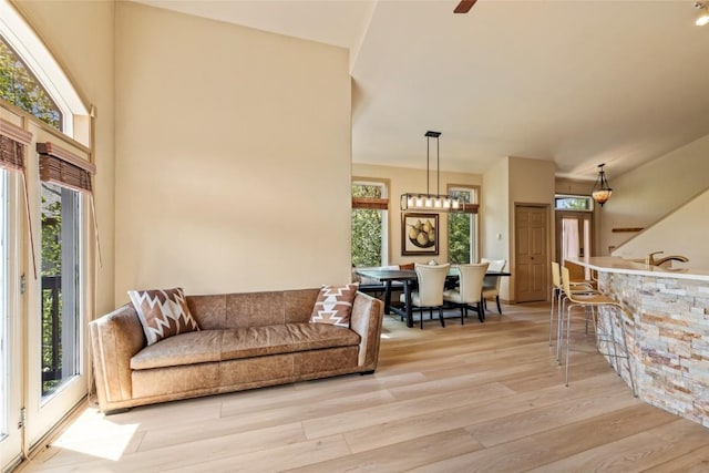 620 Parkview Dr Unit 61, Steamboat Springs, CO 80487 - living room with light wood-style flooring