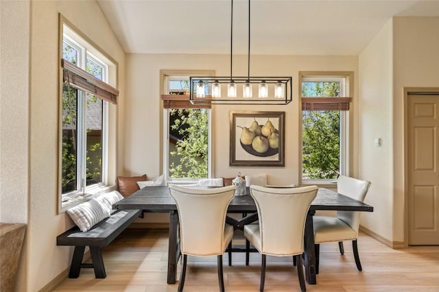 620 Parkview Dr Unit 61, Steamboat Springs, CO 80487 - dining area with light wood finished floors and baseboards