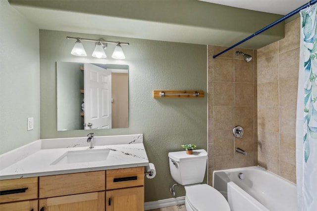 620 Parkview Dr Unit 61, Steamboat Springs, CO 80487 - bathroom with vanity, shower / bath combo with shower curtain, and toilet