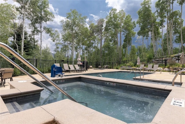 22 Vernon Way, Silverthorne, CO 80498 - community pool featuring a patio and a hot tub