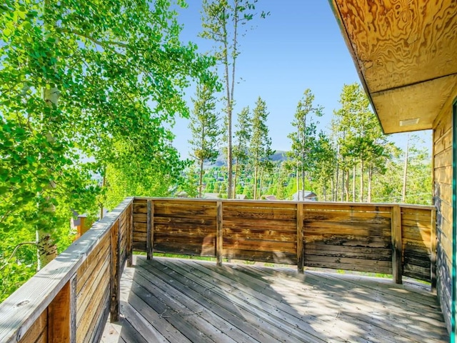 134 Hideaway Ct, Dillon, CO 80435 - view of wooden terrace