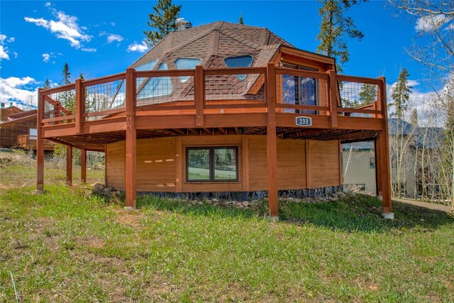 233 Burgundy Cir, Silverthorne, CO 80498 - back of property featuring a deck