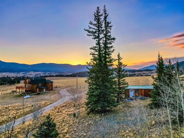 726 Cumberland Dr, Jefferson, CO 80456 - property view of mountains featuring a rural view