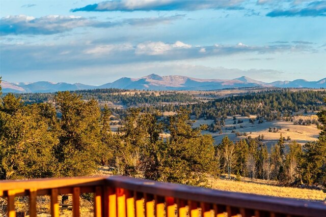 726 Cumberland Dr, Jefferson, CO 80456 - property view of mountains featuring a wooded view