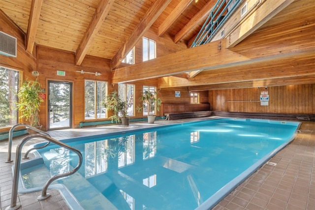 view of indoor pool