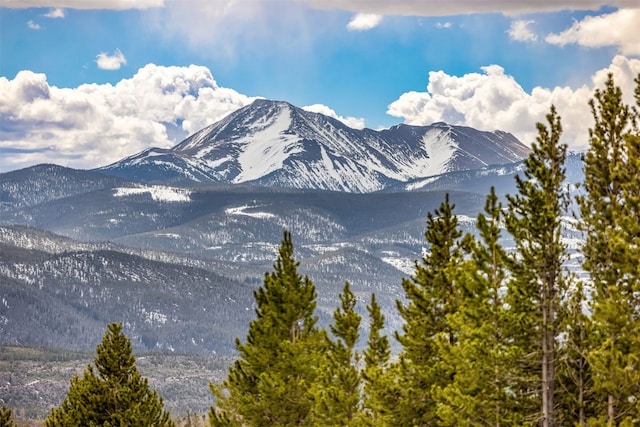 view of mountain feature