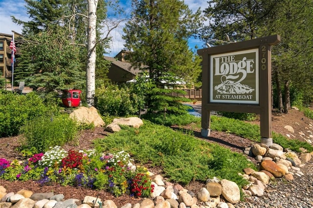 2700 Village Dr Unit B102, Steamboat Springs, CO 80487 - view of community / neighborhood sign