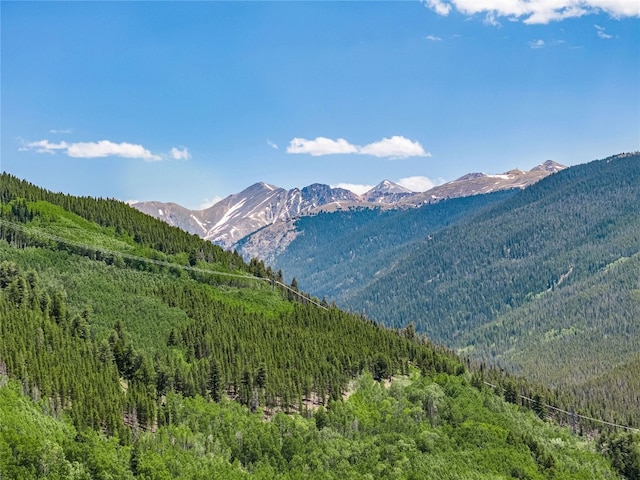 184 Caravelle Dr Unit 20, Keystone, CO 80435 - view of mountain backdrop with a heavily wooded area