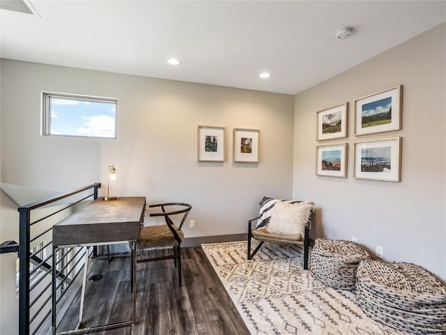 184 Caravelle Dr Unit 20, Keystone, CO 80435 - home office with wood finished floors and recessed lighting