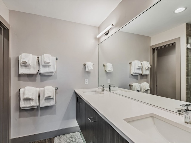 184 Caravelle Dr Unit 20, Keystone, CO 80435 - full bath featuring double vanity and recessed lighting