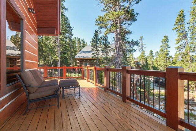 150 N Fuller Placer Rd, Breckenridge, CO 80424 - view of wooden terrace