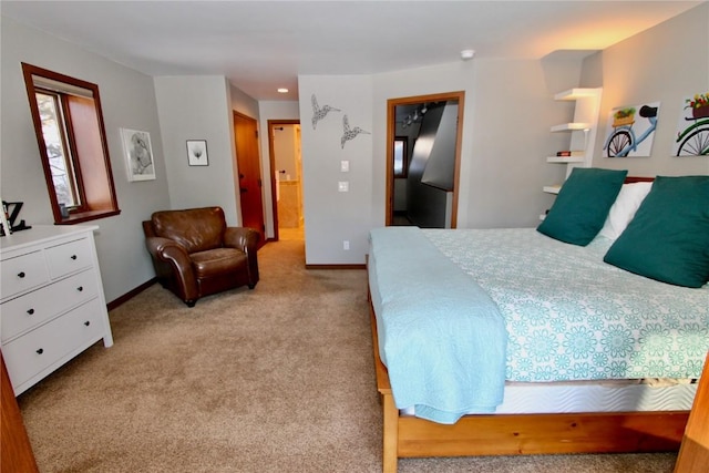 115 Beeler Pl Unit 1, Copper Mountain, CO 80443 - bedroom with baseboards and light carpet