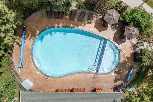 2720 Eagleridge Dr Unit 207, Steamboat Springs, CO 80487 - aerial view of a pool