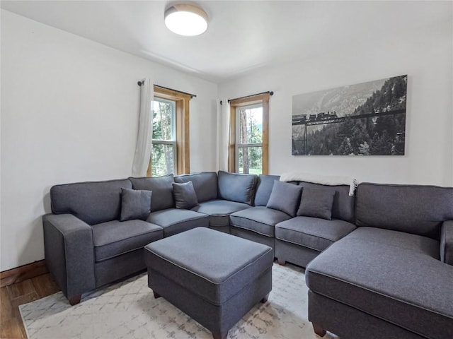 511 Fairview Blvd, Breckenridge, CO 80424 - living area featuring light wood-style floors and baseboards