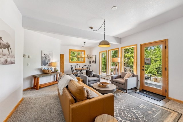 1375 Roberts Rd, Alma, CO 80440 - carpeted living area featuring healthy amount of natural light