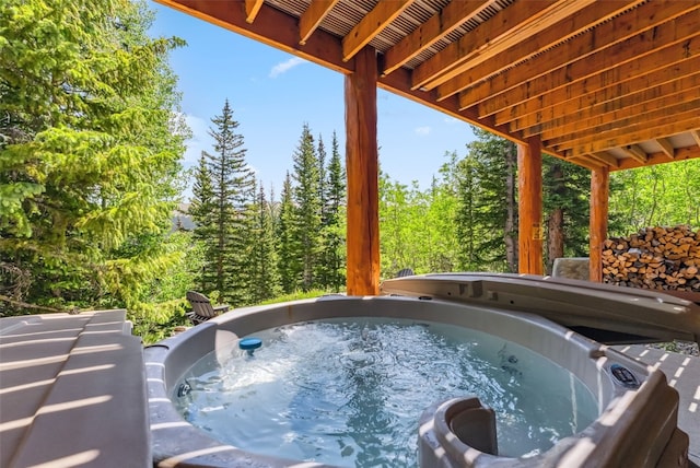 1375 Roberts Rd, Alma, CO 80440 - exterior view of a jacuzzi